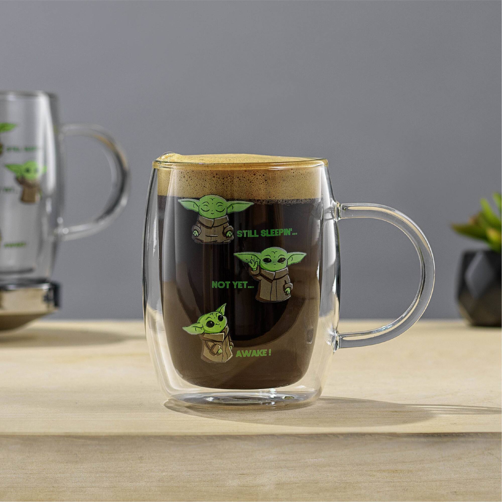 JoyJolt® Star Wars™ The Mandalorian™ 13.5oz. Double Wall Mugs, 2ct.